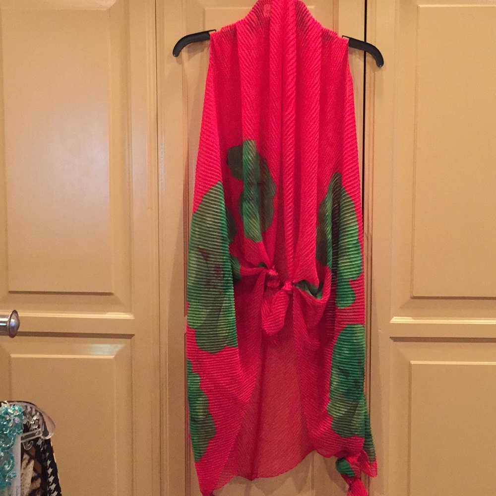 Floral kimono cover up one size